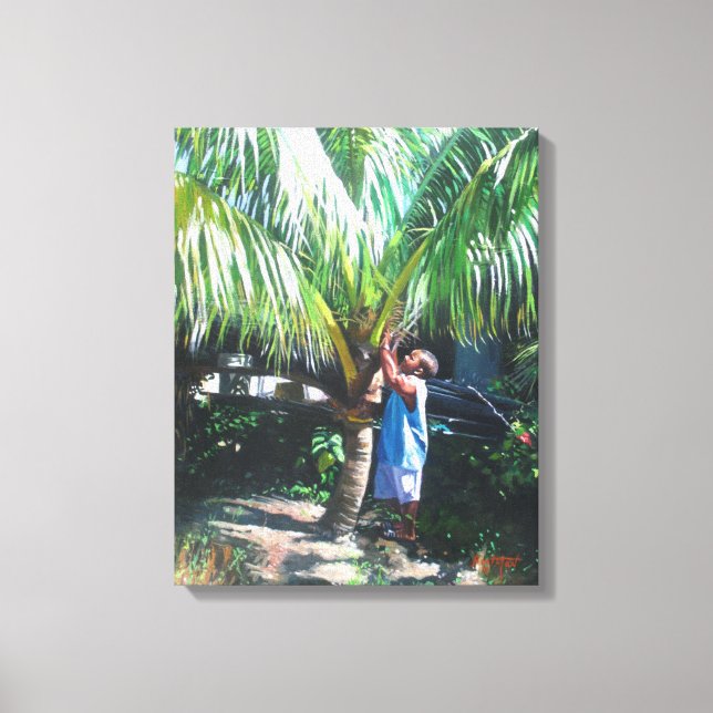 Coconut Shade 2014 Canvas Print (Front)