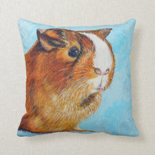 Coconut the Guinea Pig Throw Pillow