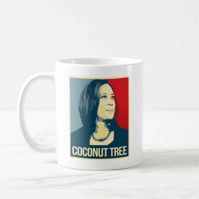 Coconut Tree Kamala Coffee Mug (Left)