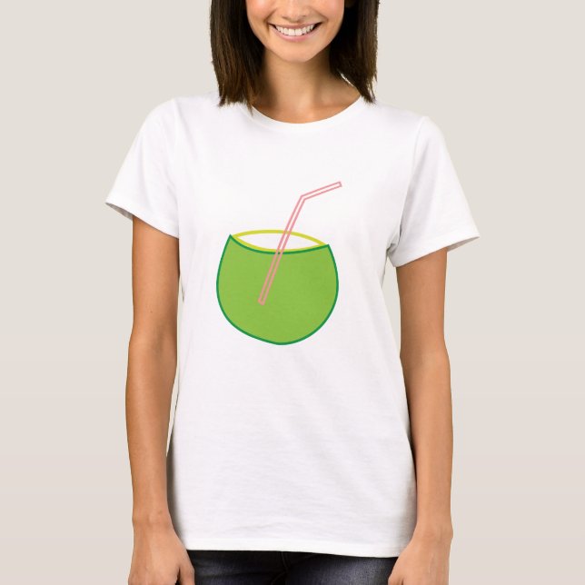 Coconut Water Coconut Fruit  T-Shirt (Front)