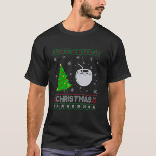 Coconut Xmas Tree Lighting Ugly Christmas Sweater