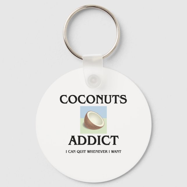 Coconuts Addict Keychain (Front)