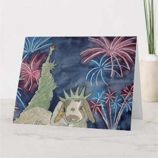 Coconut's Adventures: July Greeting Card 8.5"x11"