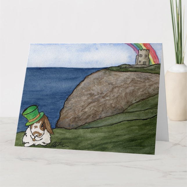 Coconut's Adventures: March Greeting Card 8.5"x11" (Front)