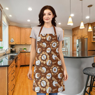 Coconuts and spices brown apron