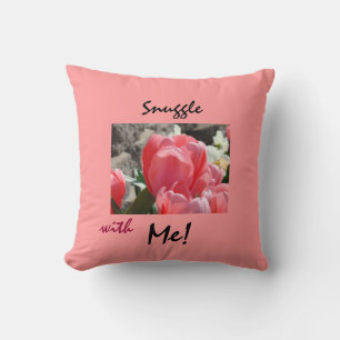 Cocoonnez-vous avec moi ! Coussin Tulipe rose cade