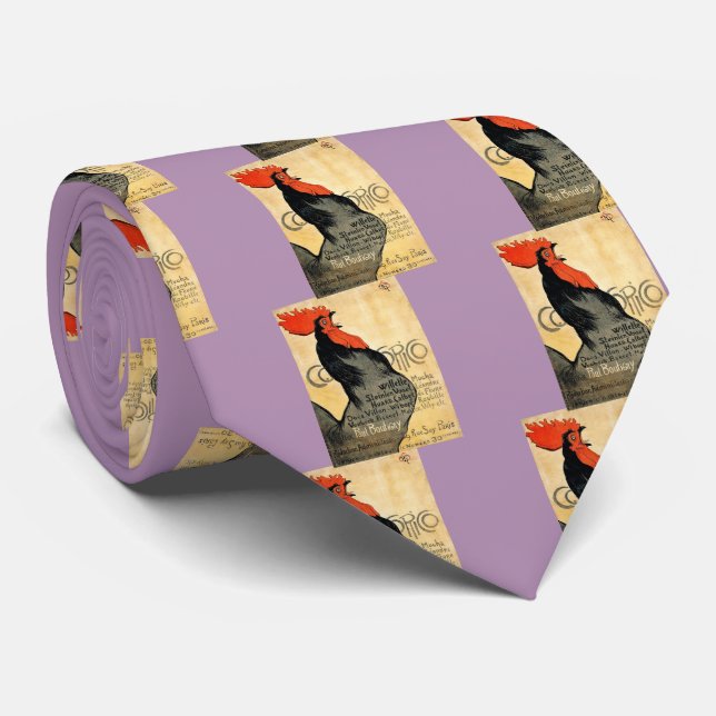 Cocorico (1896),Théophile Steinlen Tie (Rolled)