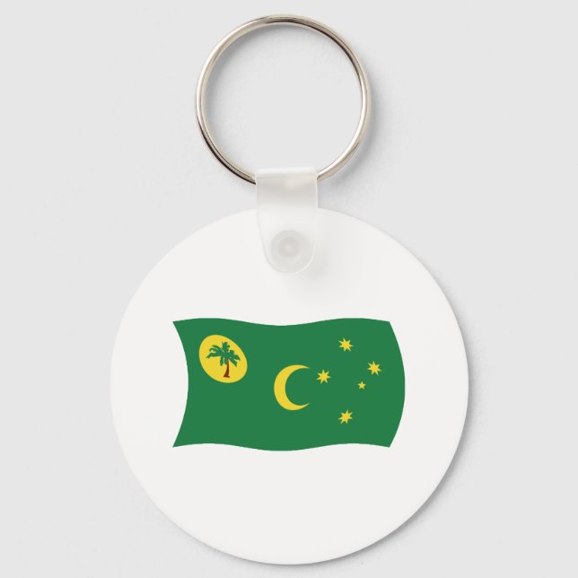 Cocos Islands Flag Keychain (Front)