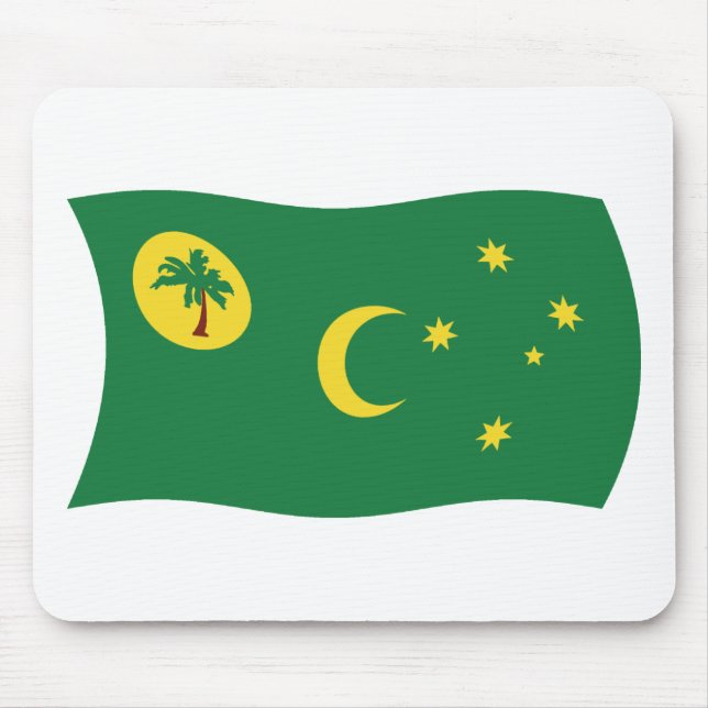 Cocos Islands Flag Mousepad (Front)