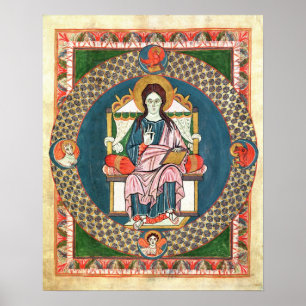 Cod. 1948 Christ in Majesty Poster