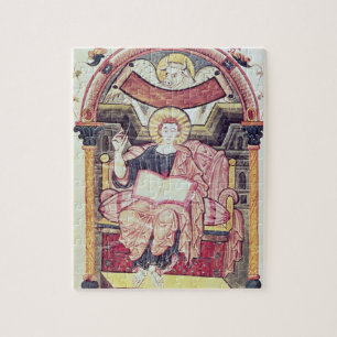 Cod 22. f.85v St. Luke the Evangelist, from Treves Jigsaw Puzzle