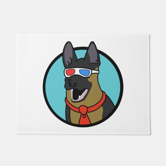 CoD German Shepherd I have no idea what I’m doing  Doormat (Front)