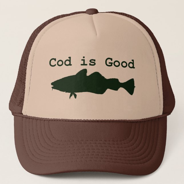 Cod is Good - Fishing Hat (Front)