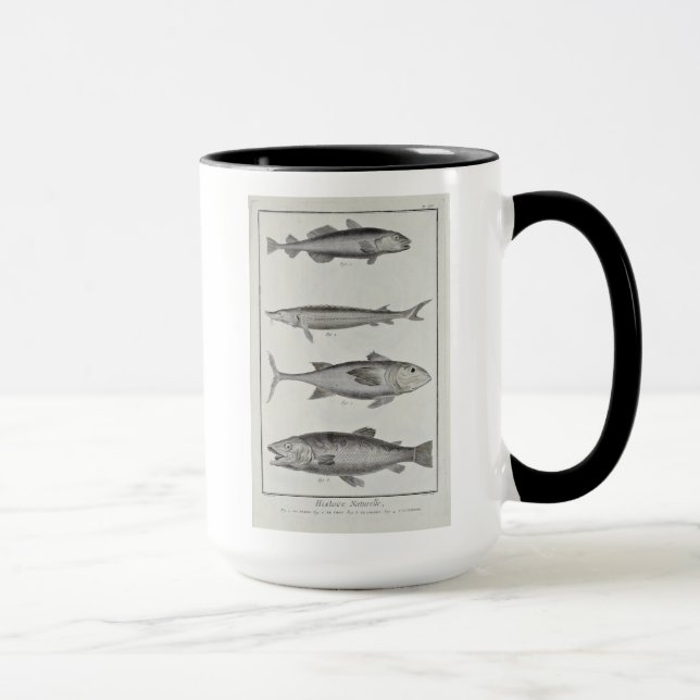 Cod, Tuna, Salmon and Sturgeon Mug (Right)