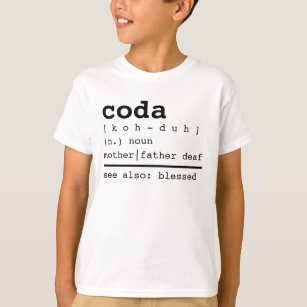 Coda Blessed Definition T-Shirt