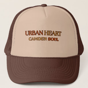 CODE 08102, URBAN HEART Marron Tan Casquette Truck