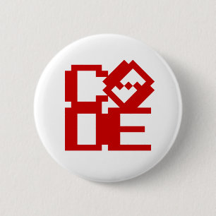 CODE 2 INCH ROUND BUTTON