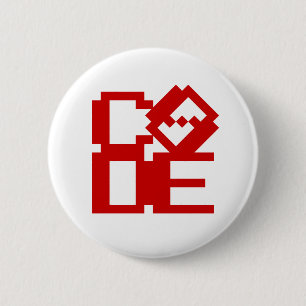 CODE 2 INCH ROUND BUTTON