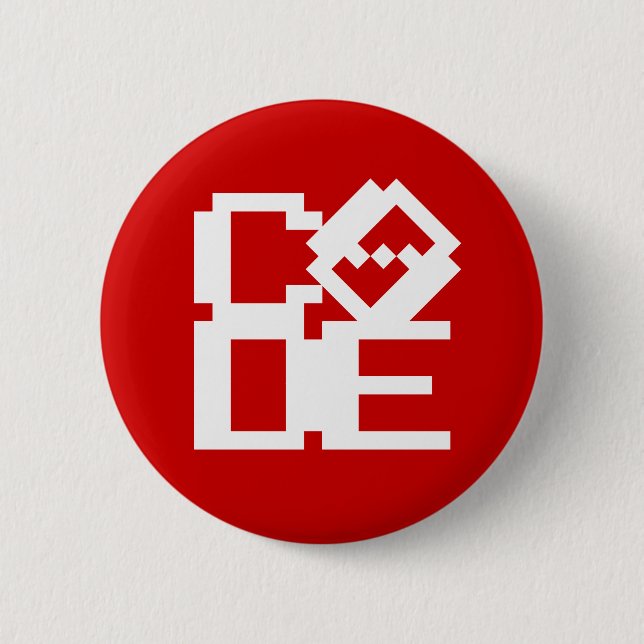 CODE 2 INCH ROUND BUTTON (Front)
