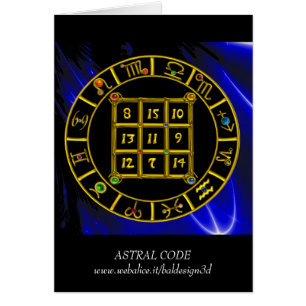CODE ASTRAL, CARRÉ MAGIQUE 33 Zodiac Astrology Cha