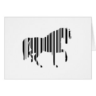 CODE BARRE CHEVAL Motif de code-barres zèbre Desig