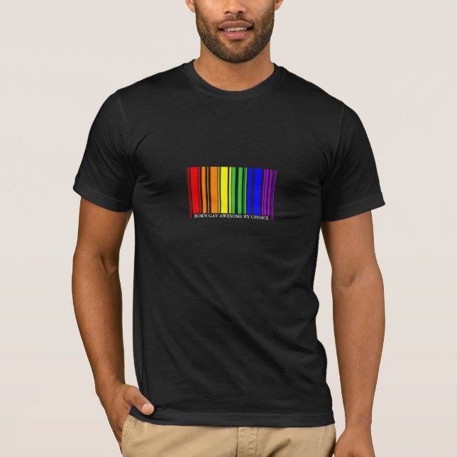 Code barres de fierté - T-shirt américain (Devant)