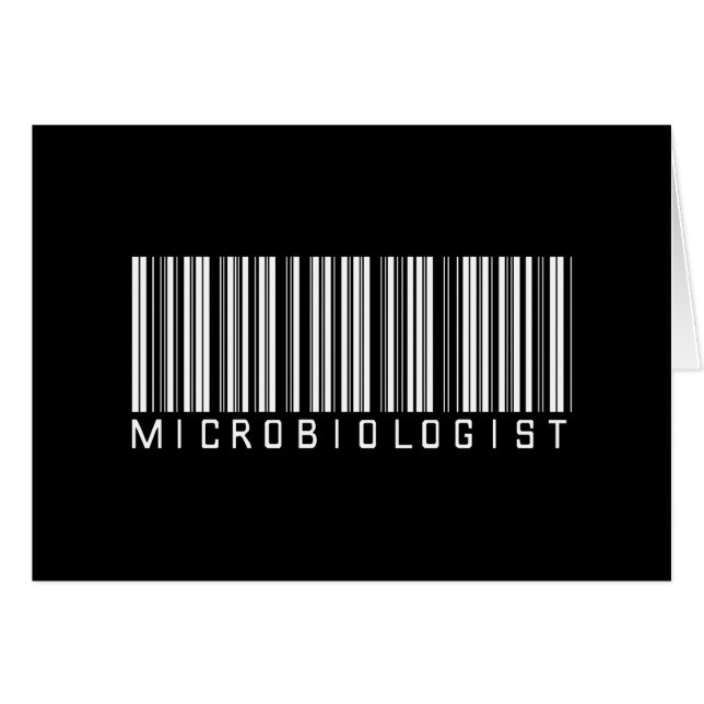 Code barres de microbiologiste (Devant horizontal)