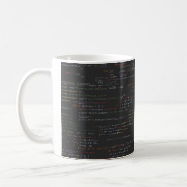 Code Coffee Mug (Left)