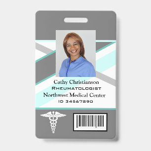 Code de numérisation du badge de nom de médecin ou