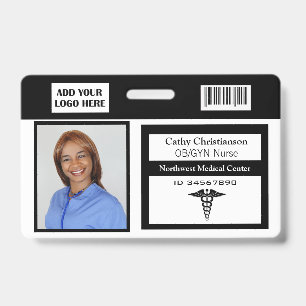 Code de numérisation du badge photo du nom du prof