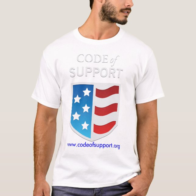 Code de T-shirt de soutien (Devant)