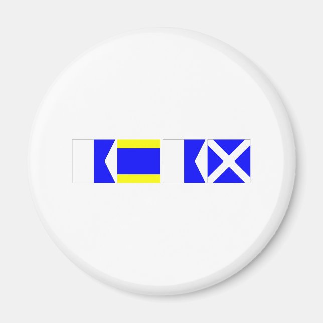 Code Flag Adam Magnet (Front)