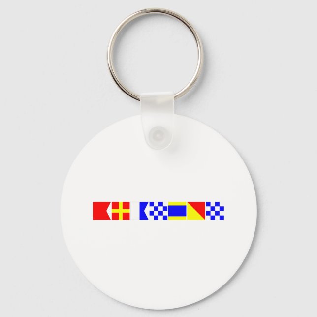 Code Flag Brandon Keychain (Front)