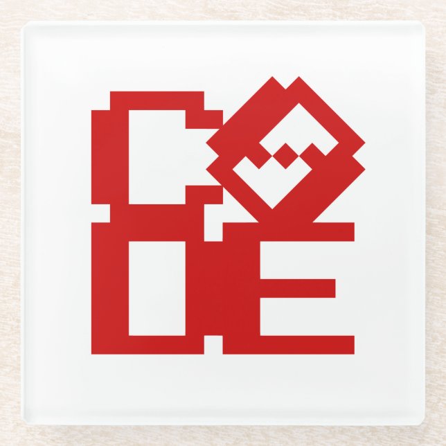 CODE GLASS COASTER (Front)