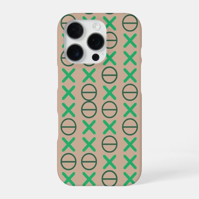 CODE green neutral iPhone Case (Back)
