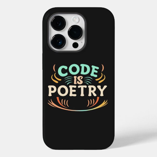 Code Is Poetry: Unleash Your Programmer's Artistry Case-Mate iPhone Case (Back)