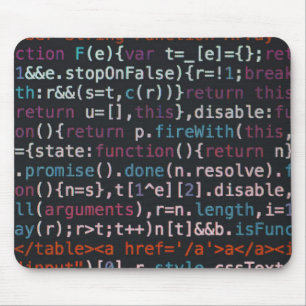 code it mouse pad