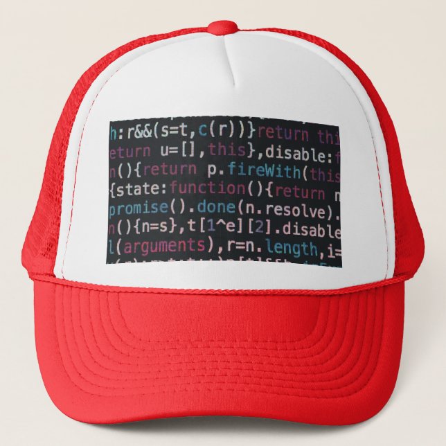 code it trucker hat (Front)