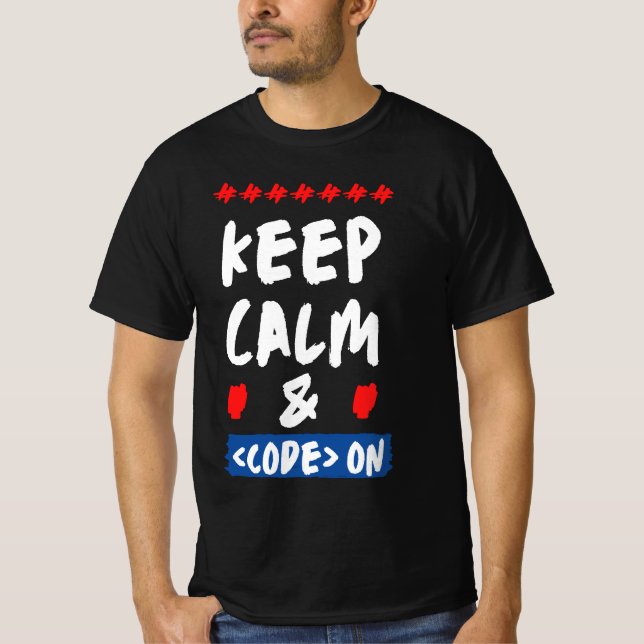 Code Master: Power in Your Hands!!! T-Shirt (Front)