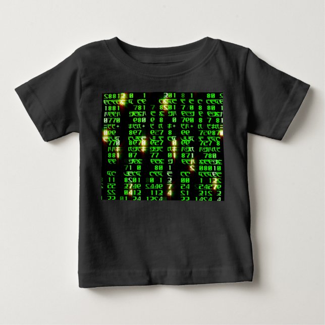 Code matrix baby T-Shirt (Front)