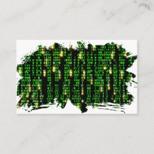 Code matrix business card