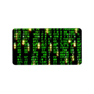 Code matrix label