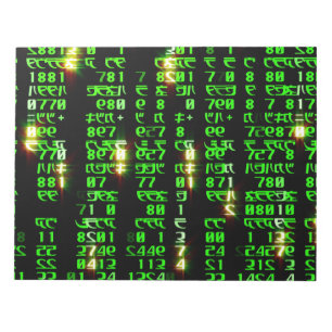 Code matrix notepad