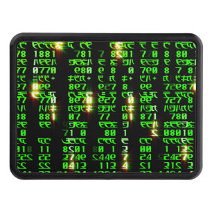 Code matrix Trailer Hitch Cover