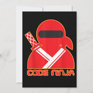 Code Ninja Computer Coding Engineer Funny Lovers Holiday Card