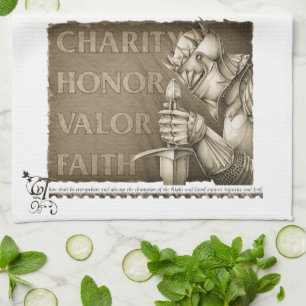 Code of Chivalry Kitchen Towel