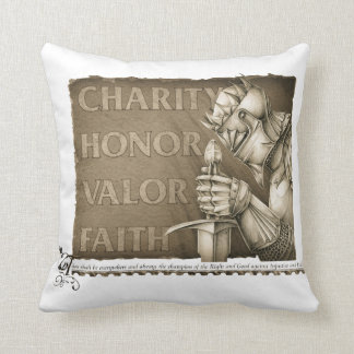 Code of Chivalry Throw Pillow