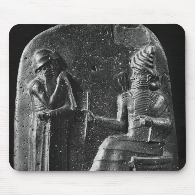 Code of Hammurabi, top of the stele Mouse Pad (Front)