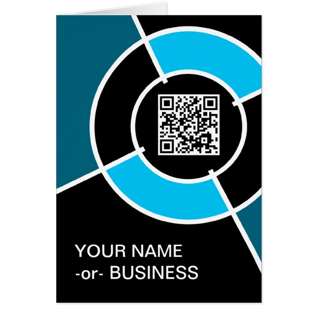 code QR aqua bullseye (Devant)