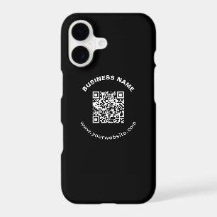 Code QR avec nom d'entreprise Texte circulaire gra